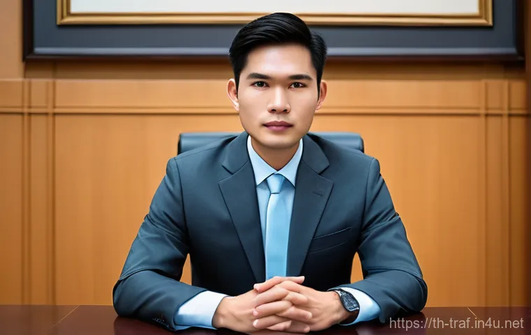 교통직 공무원 면접 준비 전략 - **Prompt:** "A professional young Thai woman in a government job interview setting. She is meticulou...