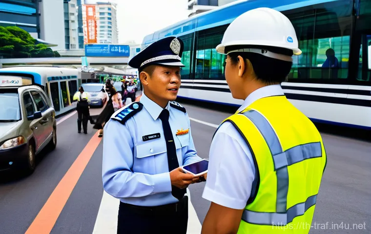 교통직 실무와 자격증 연관성 - **Prompt:** A sleek, close-up shot of a focused Thai traffic engineer or data scientist (early 30s-4...