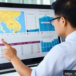 Home 21 교통안전 전문가 연봉 협상 - A professional Thai traffic safety expert in their 30s, confidently presenting detailed traffic acci...